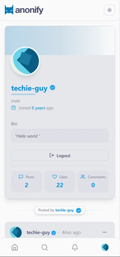 Anonify – Full-Stack Anonymous Social Media Platform - Image 7