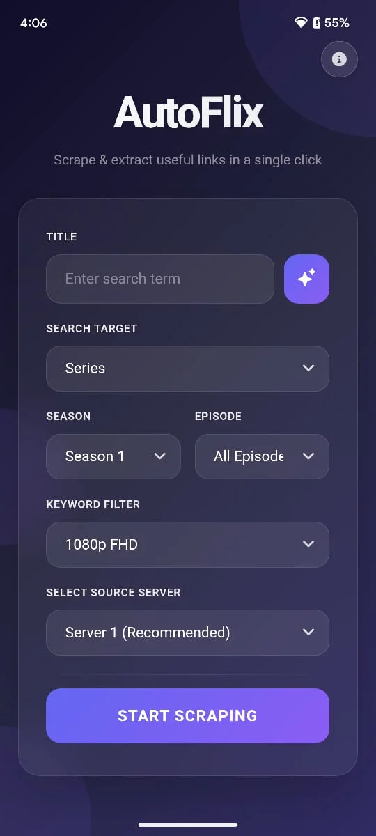 AutoFlix – Smart Movie & Series Scraper - Image 2