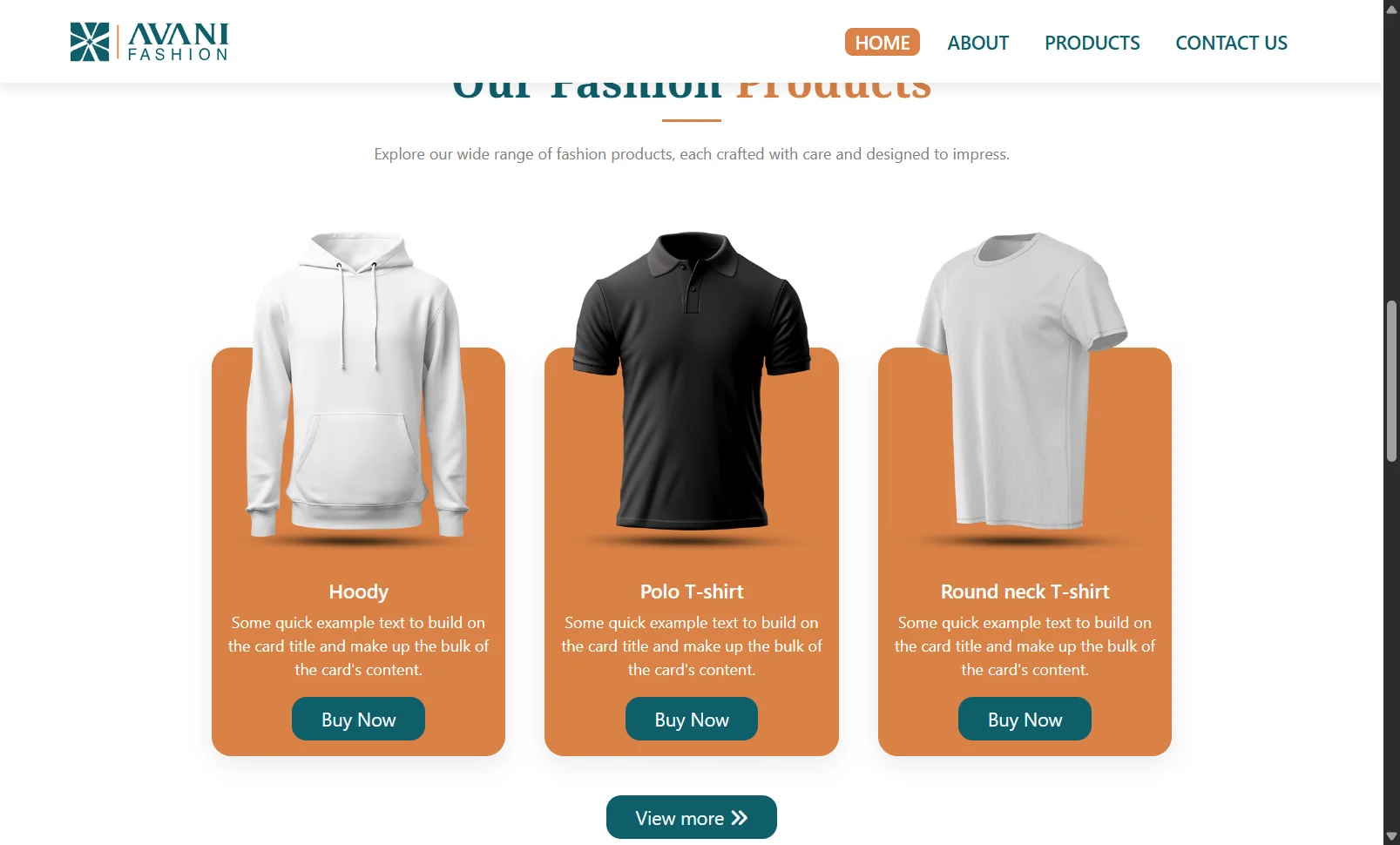 Avni Fashion Website - Image 2