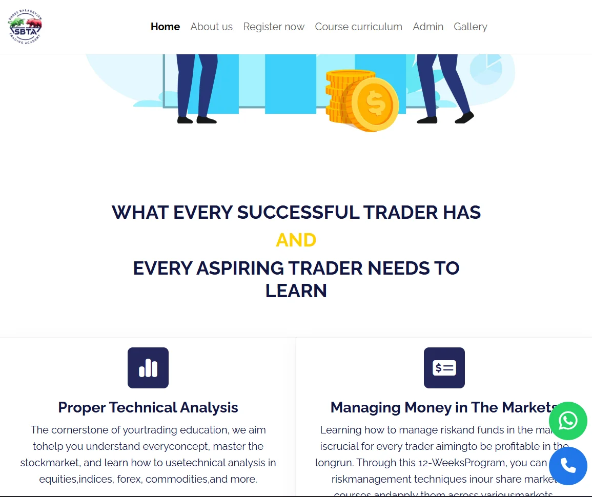 Trading Academy Website - Image 3