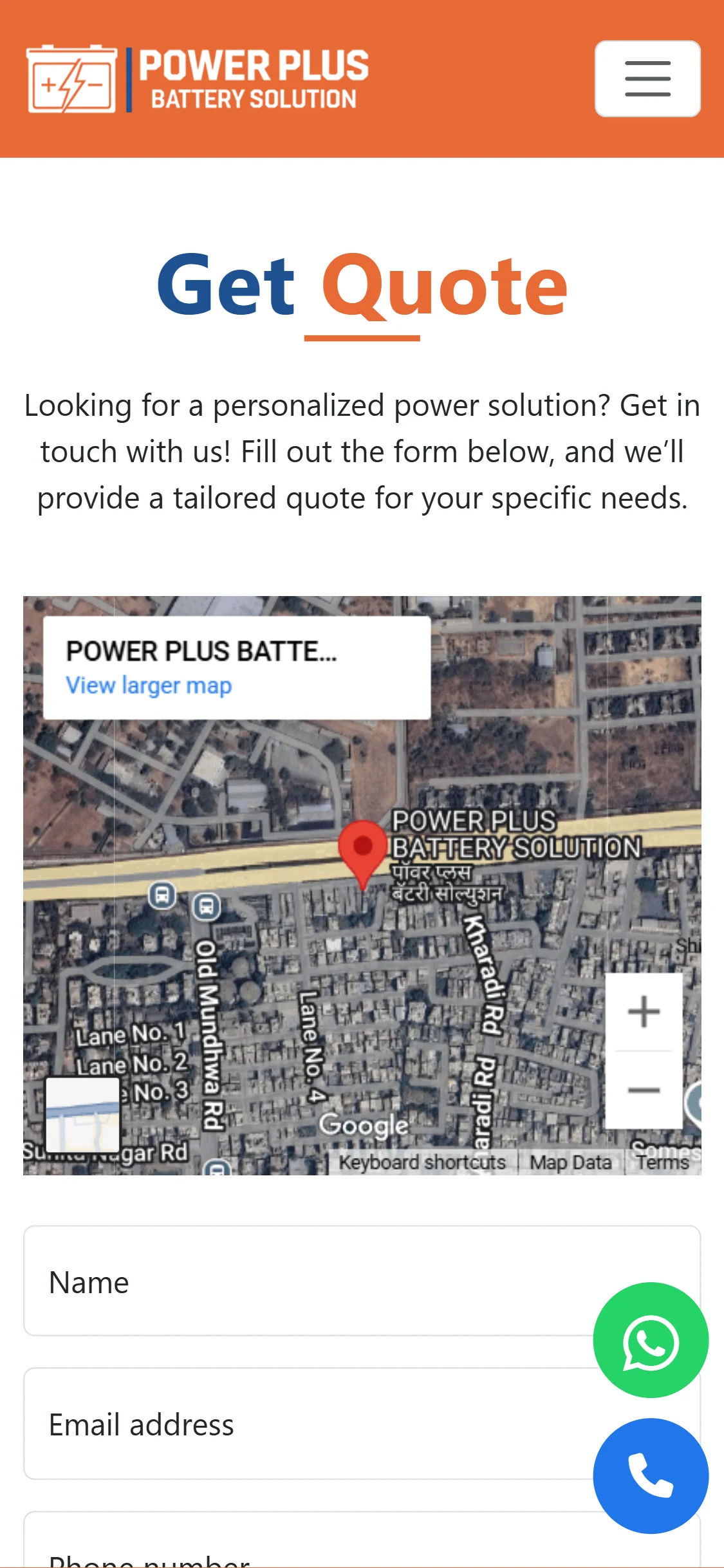 Battery Store Website - Image 3