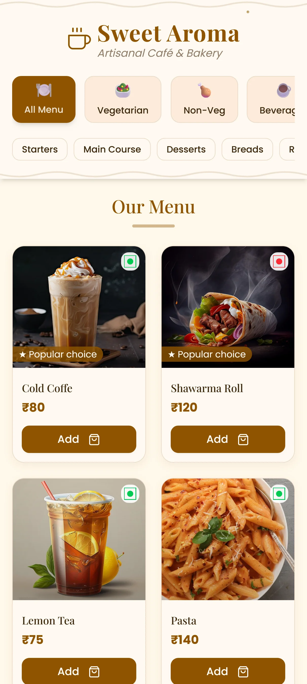 Digital Restaurant Menu - Image 3