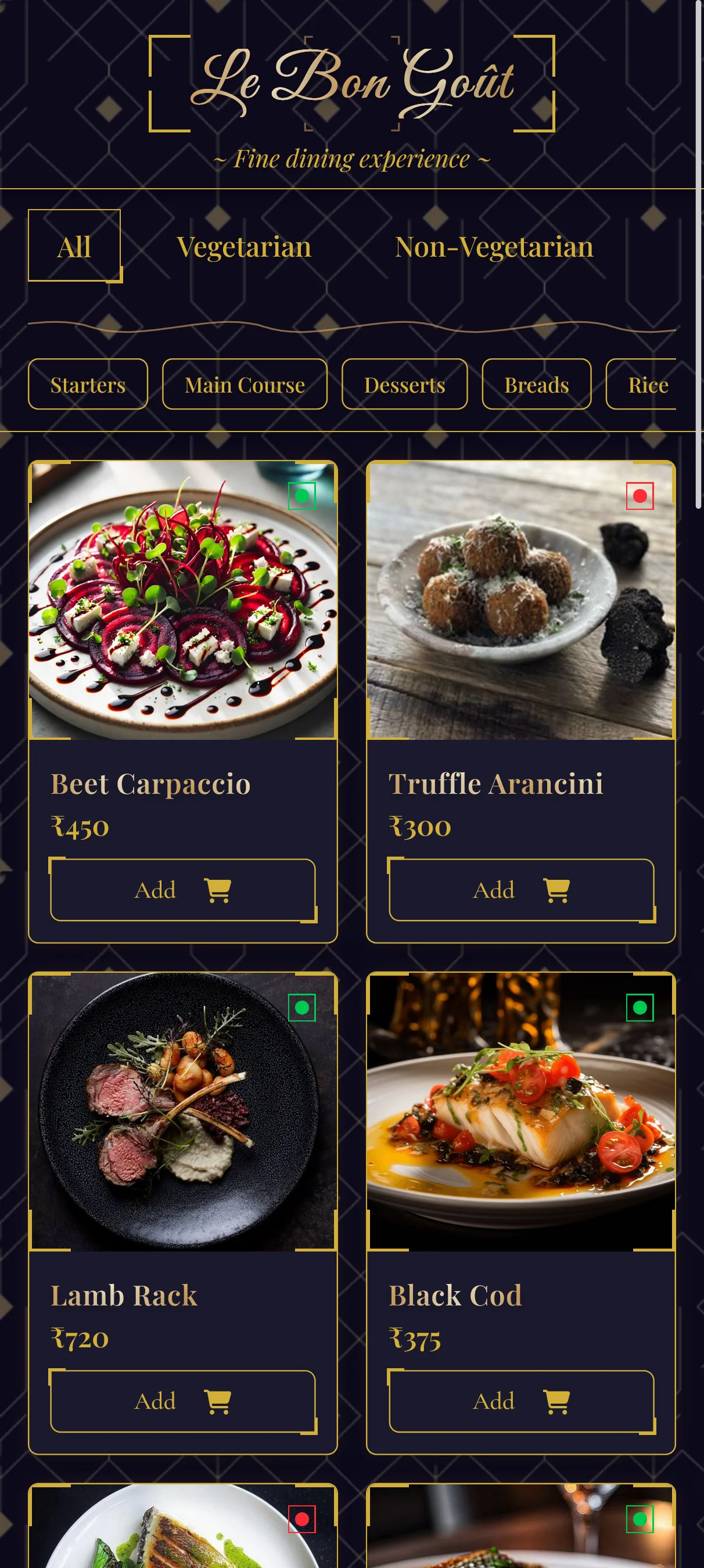 Digital Restaurant Menu - Image 5