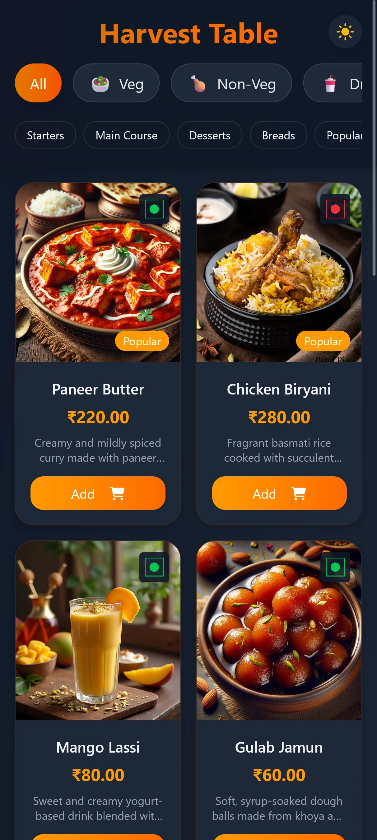 Digital Restaurant Menu - Image 12