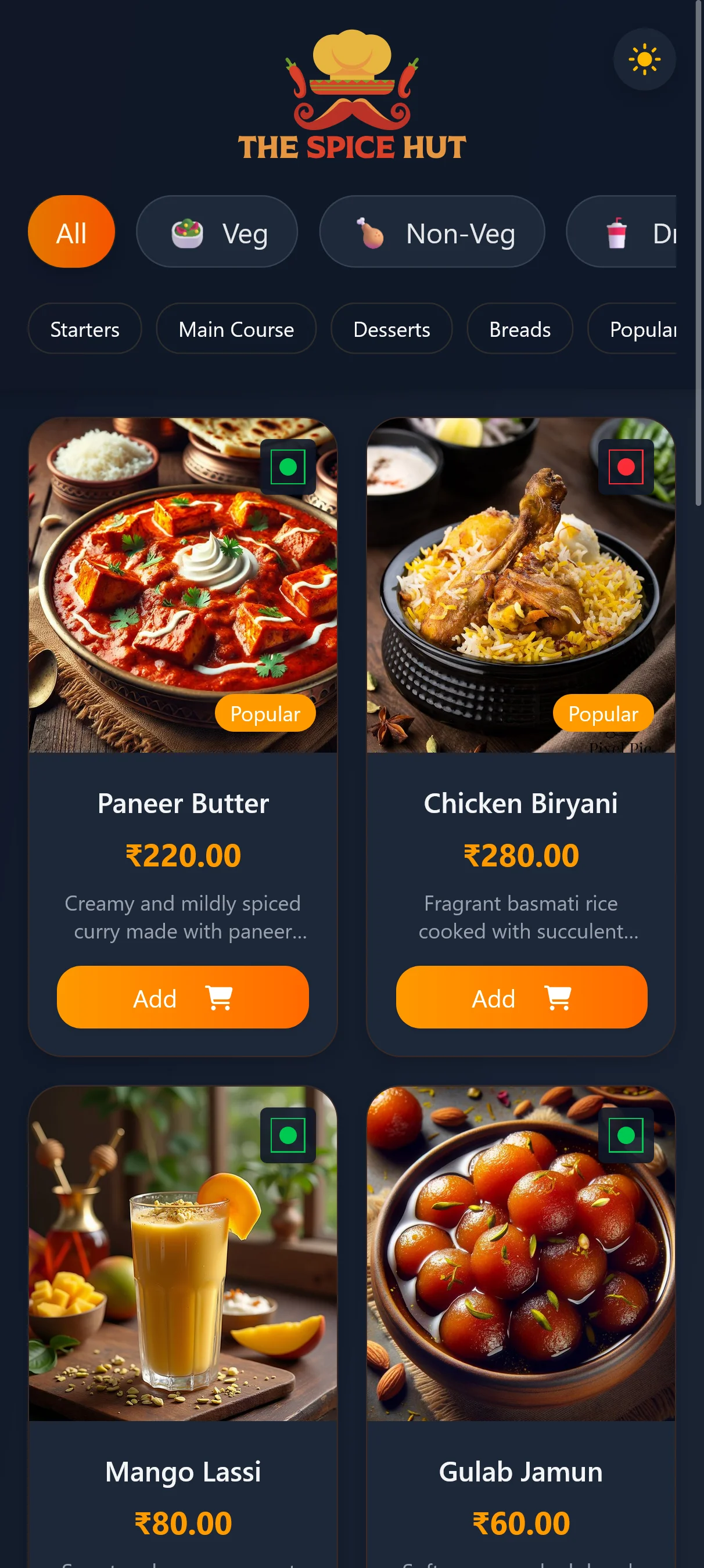 Digital Restaurant Menu - Image 16