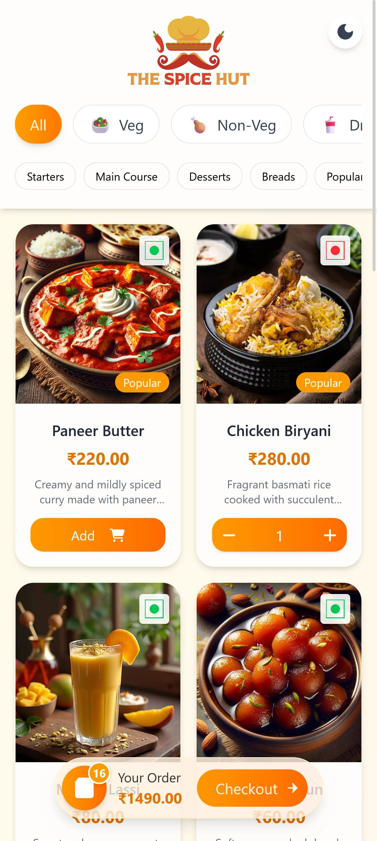 Digital Restaurant Menu - Image 19