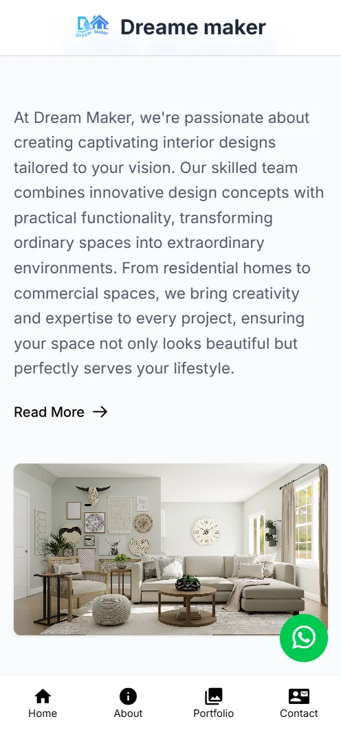Dream Maker V1 – Interior Design Website - Image 5