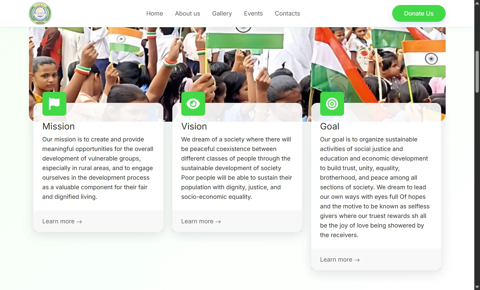 Educational NGO Website - Image 1