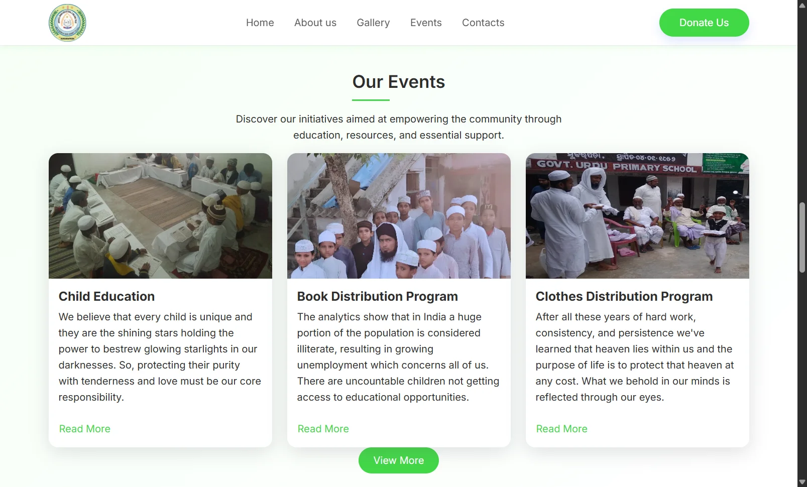 Educational NGO Website - Image 2