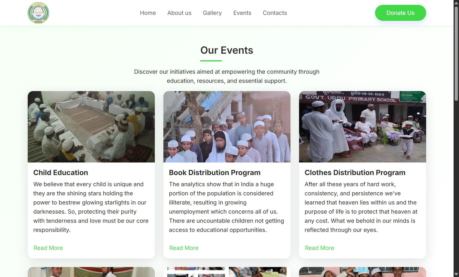 Educational NGO Website - Image 10