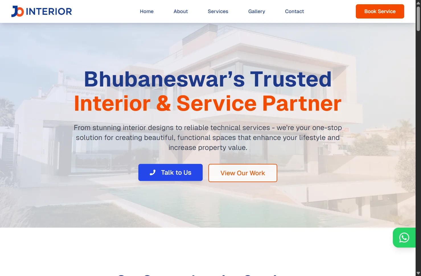 JO Interior – Interior & Home Services Website - Image 1