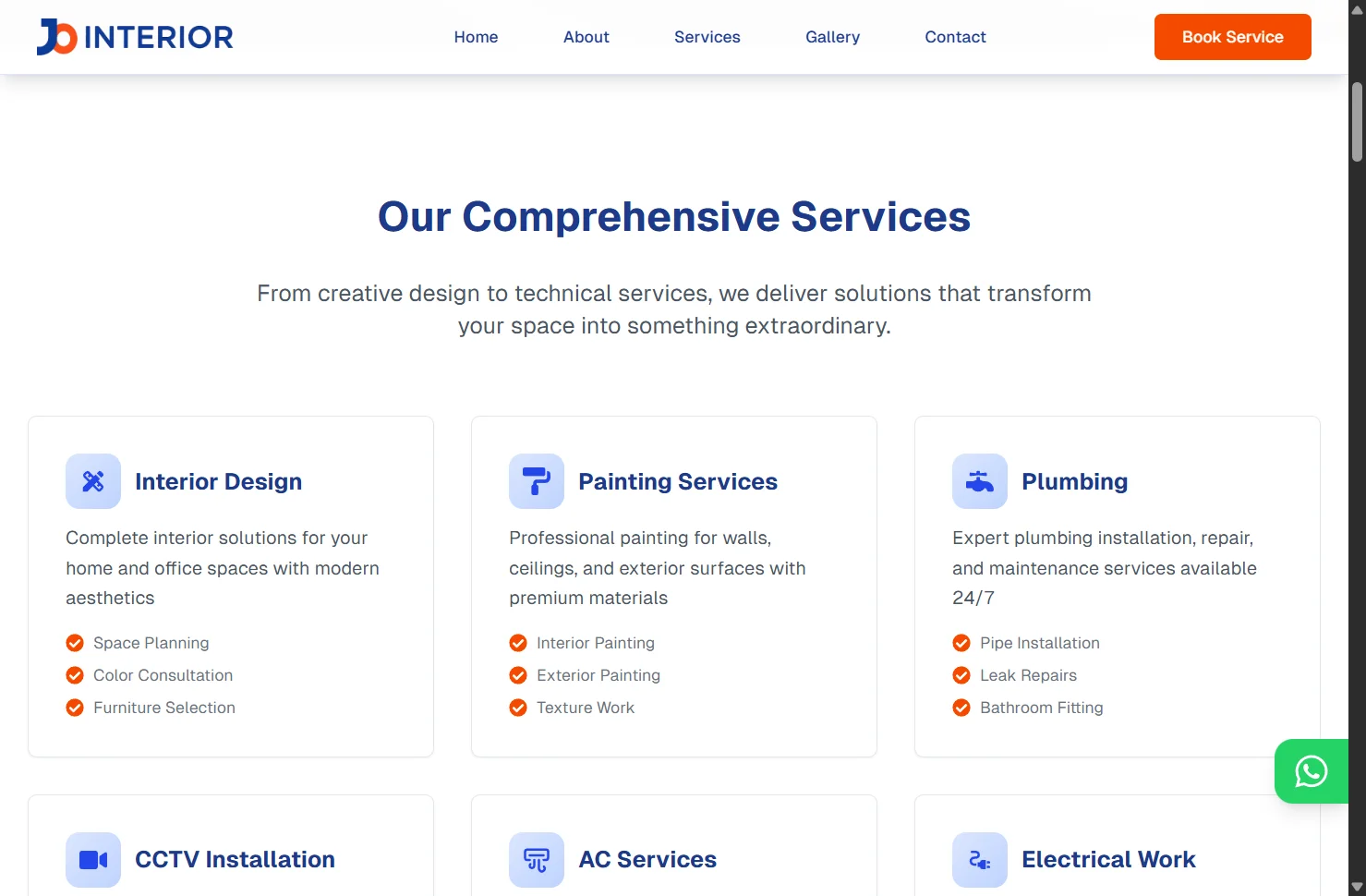 JO Interior – Interior & Home Services Website - Image 2
