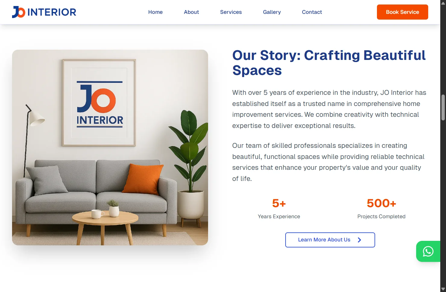 JO Interior – Interior & Home Services Website - Image 4