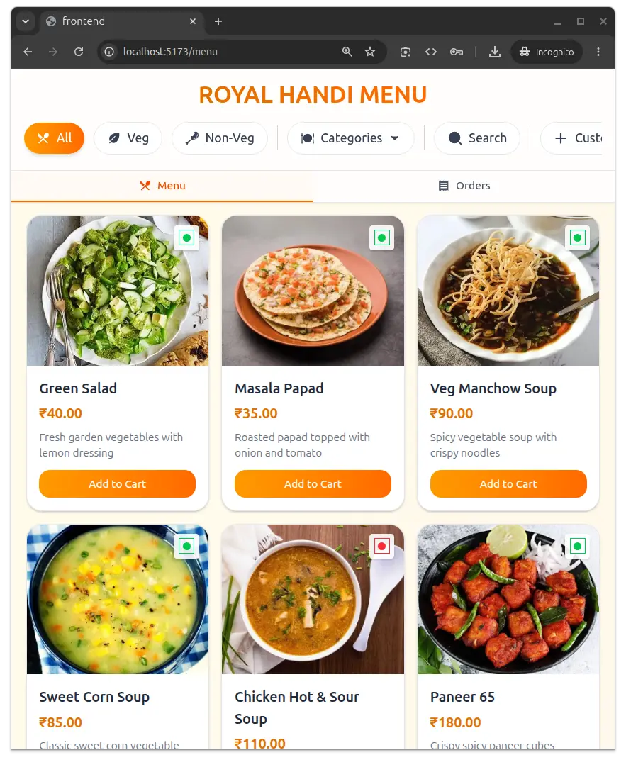Restaurant Management System – Orders, Kitchen & Analytics - Image 4
