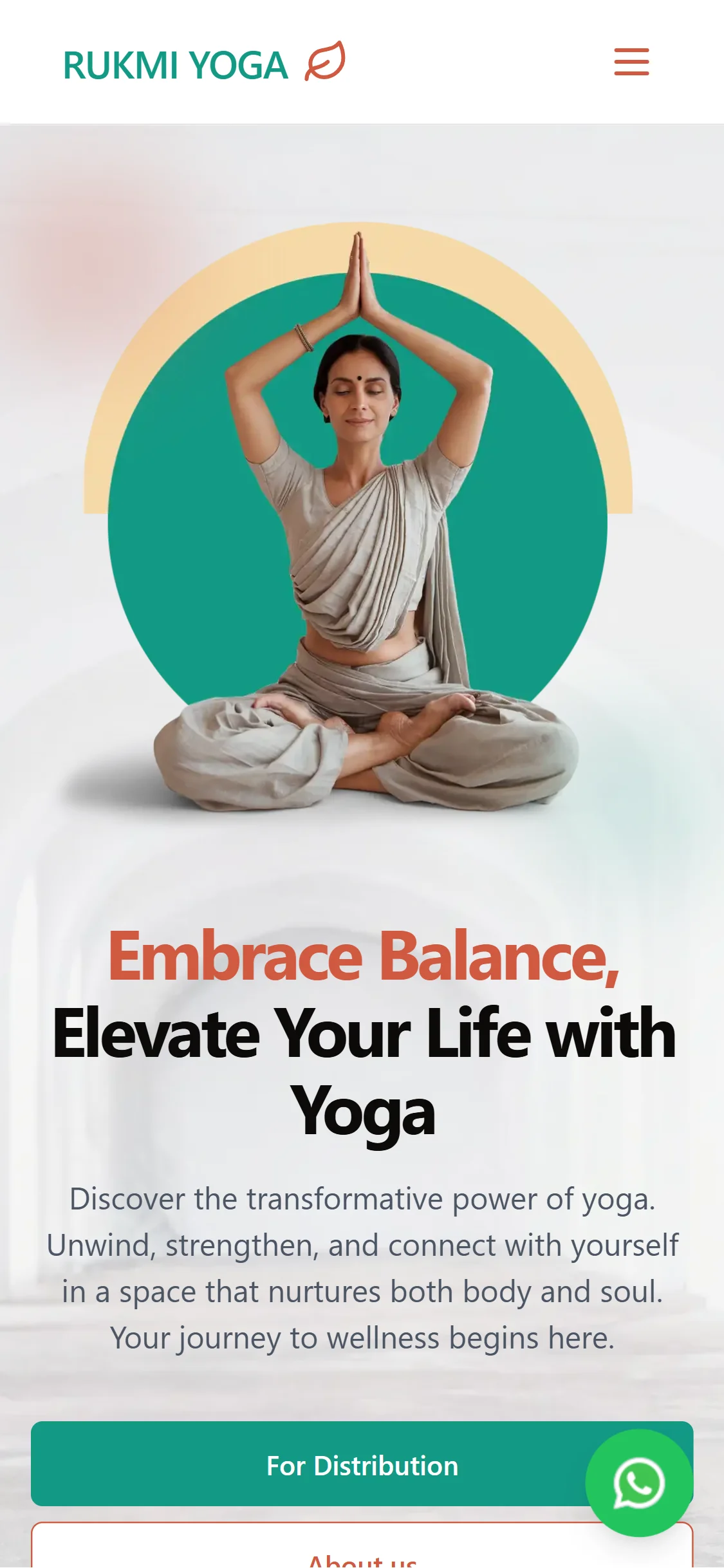 Rukmi Yoga Website - Image 10
